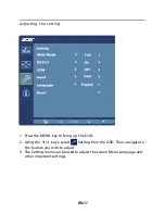 Preview for 18 page of Acer A211HV User Manual