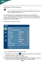 Preview for 16 page of Acer A231HL User Manual