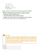 Preview for 2 page of Acer A3-A50 User Manual