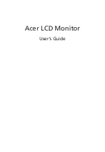 Preview for 1 page of Acer Abidpx ED323QUR User Manual