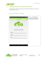 Предварительный просмотр 9 страницы Acer abTouChPhone User Manual