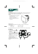 Preview for 3 page of Acer AC 711 Quick Start Manual