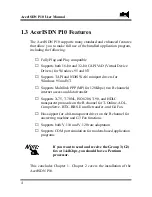 Preview for 8 page of Acer AcerISDN P10 User Manual