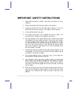 Предварительный просмотр 3 страницы Acer AcerNote Light 370P Safety Instructions