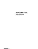 Предварительный просмотр 1 страницы Acer AcerPower 4100 User Manual