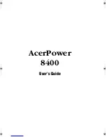 Preview for 1 page of Acer AcerPower 8400 User Manual