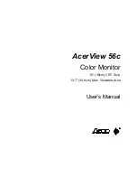 Предварительный просмотр 1 страницы Acer AcerView 56c User Manual