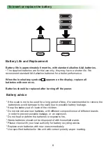 Предварительный просмотр 6 страницы Acer ACKS002N User Manual