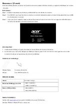 Предварительный просмотр 5 страницы Acer ADR131 Quick Manual