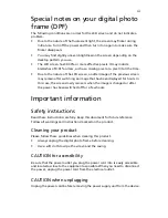 Preview for 3 page of Acer AF 307 User Manual