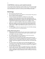 Предварительный просмотр 4 страницы Acer AF 307 User Manual