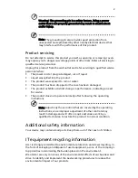 Предварительный просмотр 5 страницы Acer AF 307 User Manual