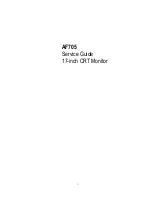 Acer AF705 Service Manual preview