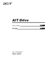 Preview for 1 page of Acer AIT-1 SDX-400V User Manual