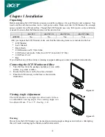 Предварительный просмотр 4 страницы Acer AL1515 User Manual