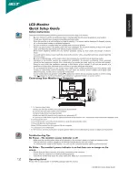 Preview for 1 page of Acer AL1516W Quick Setup Manual