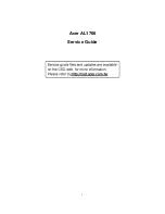 Acer AL1706 Service Manual preview