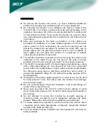 Предварительный просмотр 3 страницы Acer AL1716 User Manual