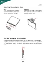 Предварительный просмотр 5 страницы Acer AL1717 User Manual