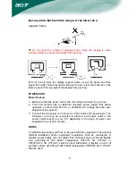 Предварительный просмотр 5 страницы Acer AL1722 User Manual