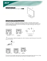 Предварительный просмотр 4 страницы Acer AL1723 User Manual