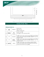 Предварительный просмотр 6 страницы Acer AL1732 Manual