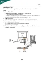 Предварительный просмотр 9 страницы Acer AL1917 User Manual