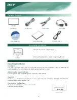 Preview for 5 page of Acer AL1917W C Manual