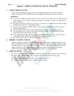 Предварительный просмотр 4 страницы Acer AL1917W C Service Manual