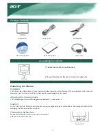 Предварительный просмотр 5 страницы Acer AL1917X User Manual