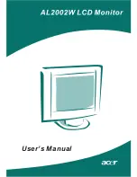 Предварительный просмотр 1 страницы Acer al200 User Manual