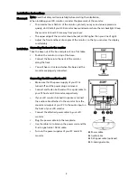 Предварительный просмотр 4 страницы Acer AL2017 User Manual