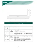 Предварительный просмотр 6 страницы Acer AL2032 User Manual