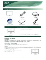 Preview for 5 page of Acer AL2216W Quick Start Manual