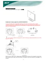 Предварительный просмотр 4 страницы Acer AL2223W h User Manual