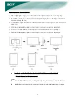 Предварительный просмотр 5 страницы Acer AL2223W h User Manual