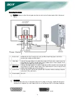 Предварительный просмотр 6 страницы Acer AL2223W h User Manual