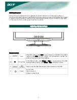 Предварительный просмотр 7 страницы Acer AL2223W h User Manual