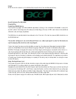 Предварительный просмотр 27 страницы Acer AL2251W Service Manual