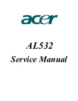 Preview for 1 page of Acer AL532 Service Manual