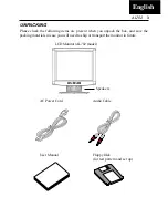 Предварительный просмотр 5 страницы Acer AL702 User Manual