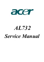 Preview for 1 page of Acer AL732 Service Manual