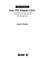 Preview for 1 page of Acer ALN-325 Series User Manual