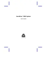 Preview for 1 page of Acer Altos 11000 System User Manual