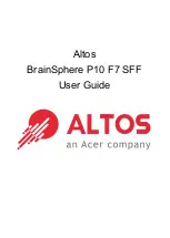 Acer Altos BrainSphere P10 F7 SFF User Manual предпросмотр