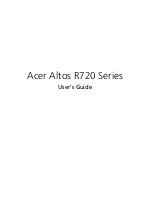 Acer Altos R720 Series User Manual preview