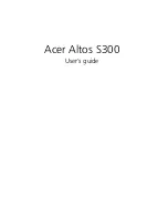 Acer Altos S300 User Manual preview