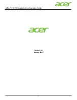 Предварительный просмотр 1 страницы Acer Altos T110 F4 Installation &  Configuration Manual