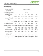 Preview for 10 page of Acer AR320 Specifications