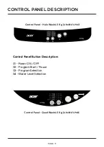 Preview for 12 page of Acer AR65FATLP0EC User Manual